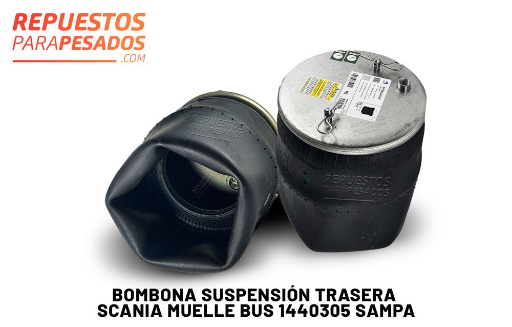 bombona de suspension trasera para scania bus