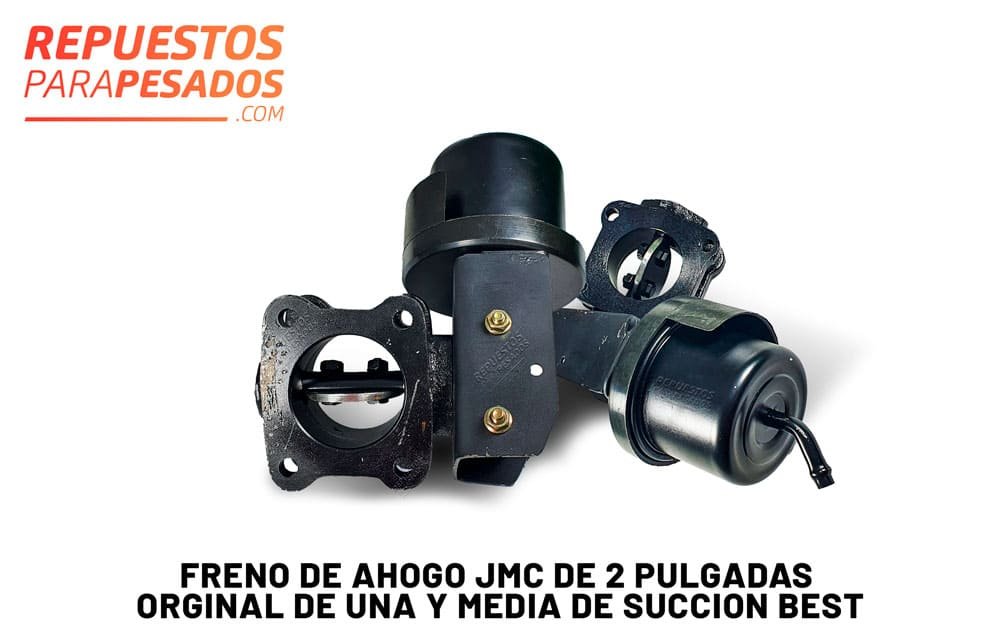 Freno de ahogo jmc de dos pulgadas