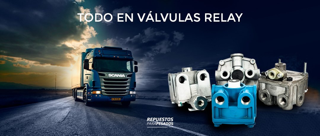 valvulas relay para camiones y carros pesados